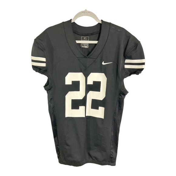 Nike Engineered Compression Football Game Jersey Black White #22 Large D543 - Picture 3 of 8